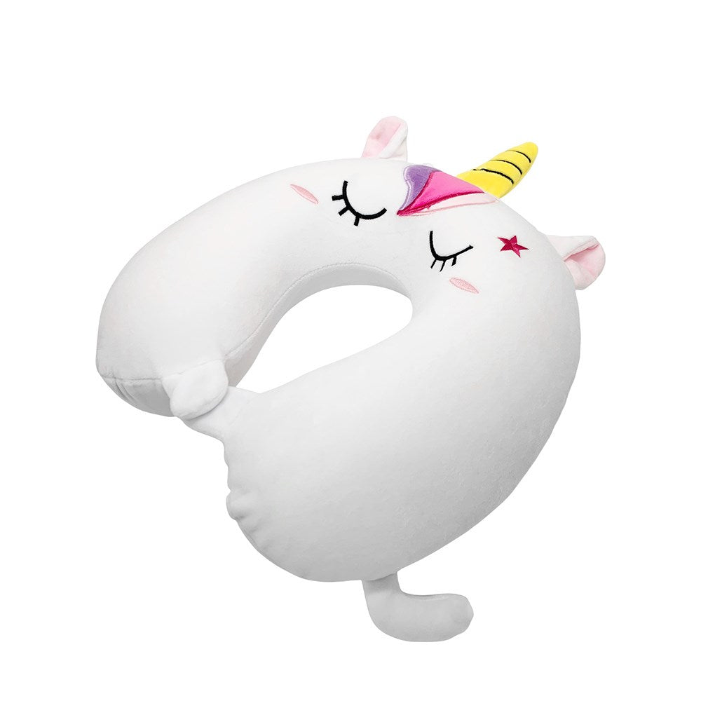 Memory Foam Neck Pillow - Unicorn