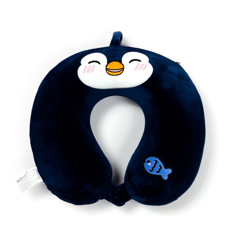 Memory Foam Neck Pillow - Nico the Penguin