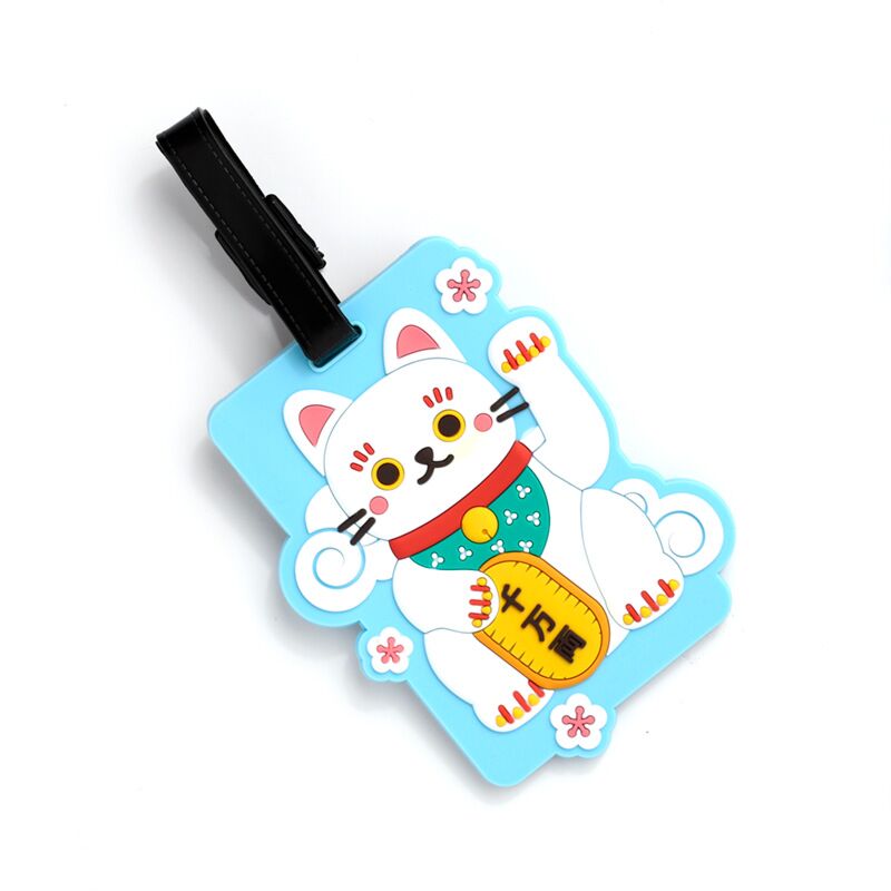 Maneki Neko Lucky Cat Luggage Tag (Officially Licensed)