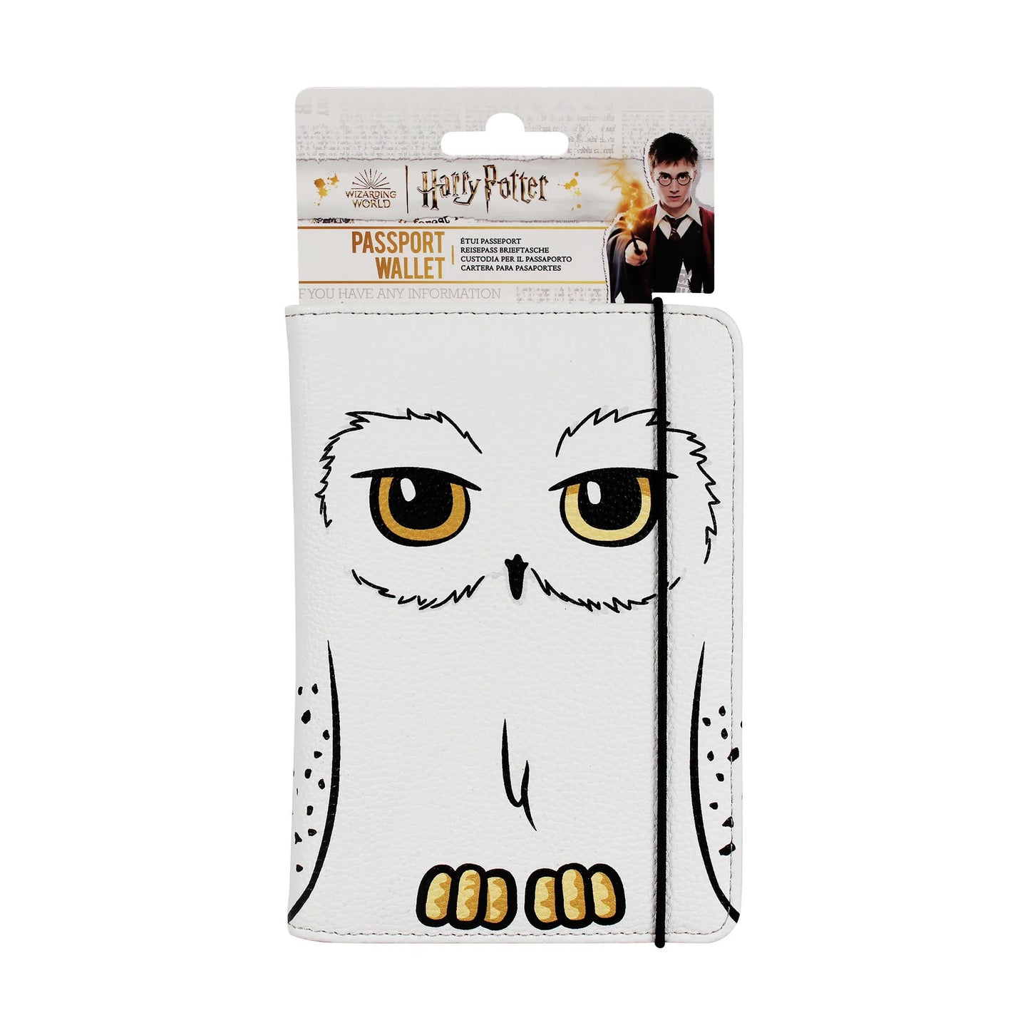 2-in-1 Harry Potter Hedwig PU Leather Passport Holder and Wallet (Officially Licensed)