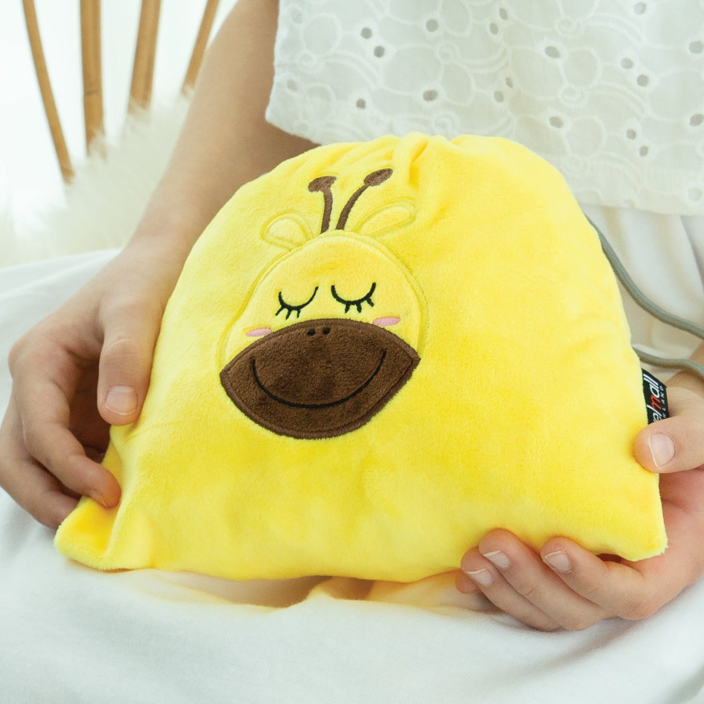 3D Inflatable Neck Pillow with Patented Pump - Giraffe