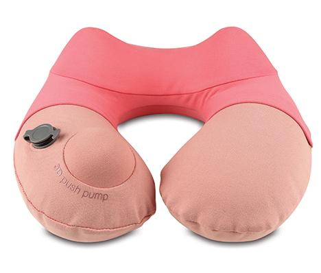 3D Inflatable Neck Pillow - Pink