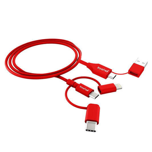 Multi-Tool 5-in-1 Charge & Syn Cable - Red