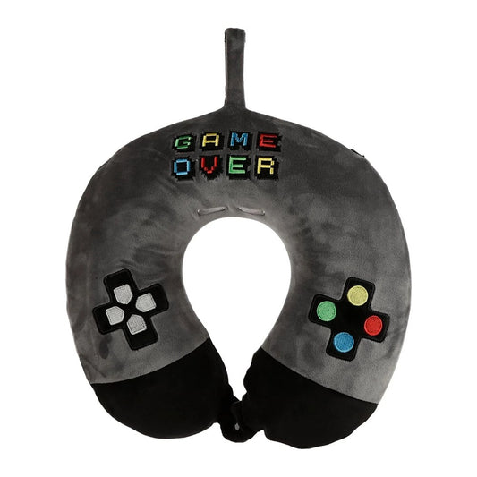 Memory Foam Neck Pillow - Game Over Joystick