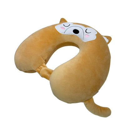 Memory Foam Neck Pillow - Shiba Inu