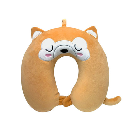 Memory Foam Neck Pillow - Shiba Inu