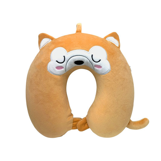Memory Foam Neck Pillow - Shiba Inu