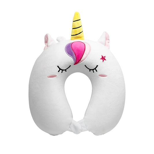 Memory Foam Neck Pillow - Unicorn