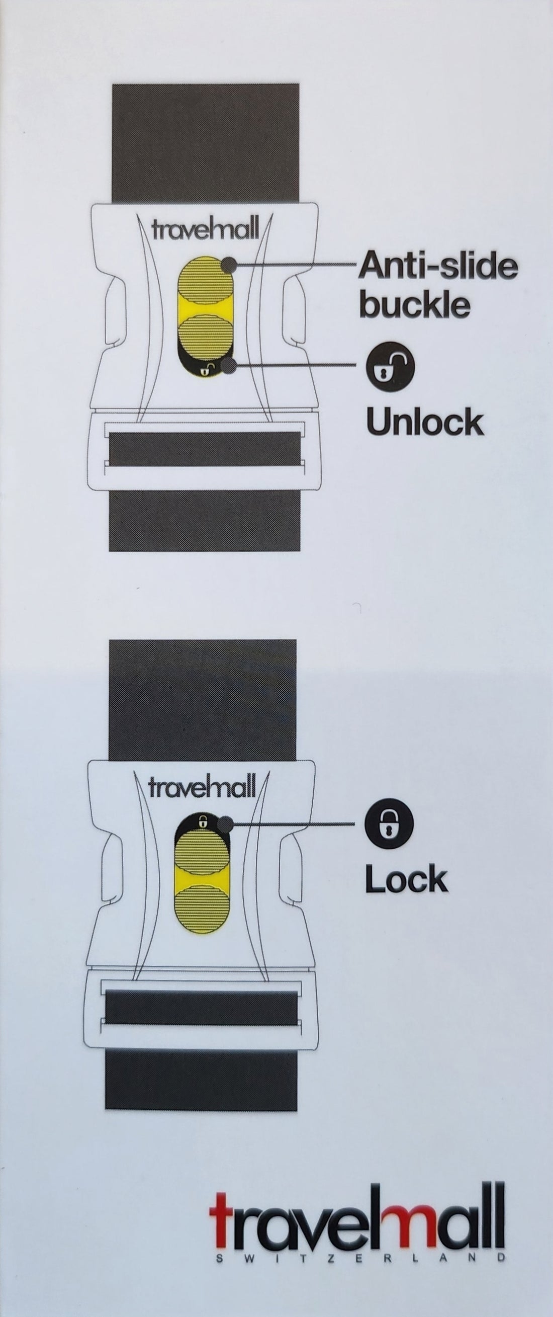Durable Deluxe Travel Luggage Belt | Adjustable with Locking Buckle Strap
