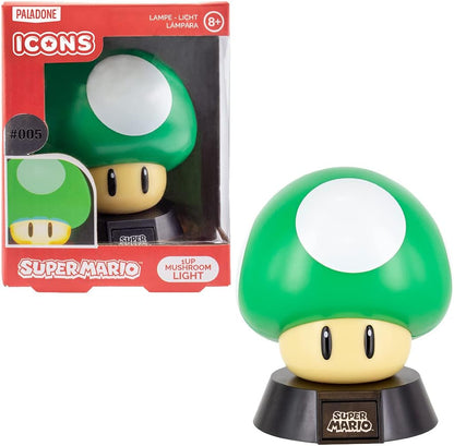 Super Mario 1Up Mushroom Icon Light (#005)