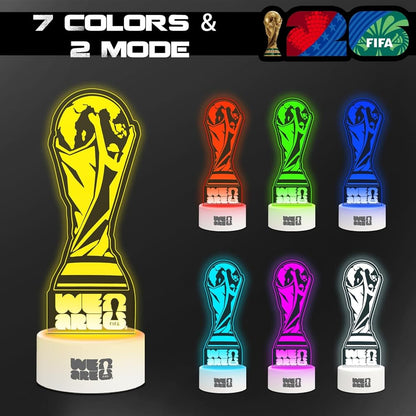 FIFA World Cup 2026 Acrylic Lamp with Changing Light (Officially Licensed)