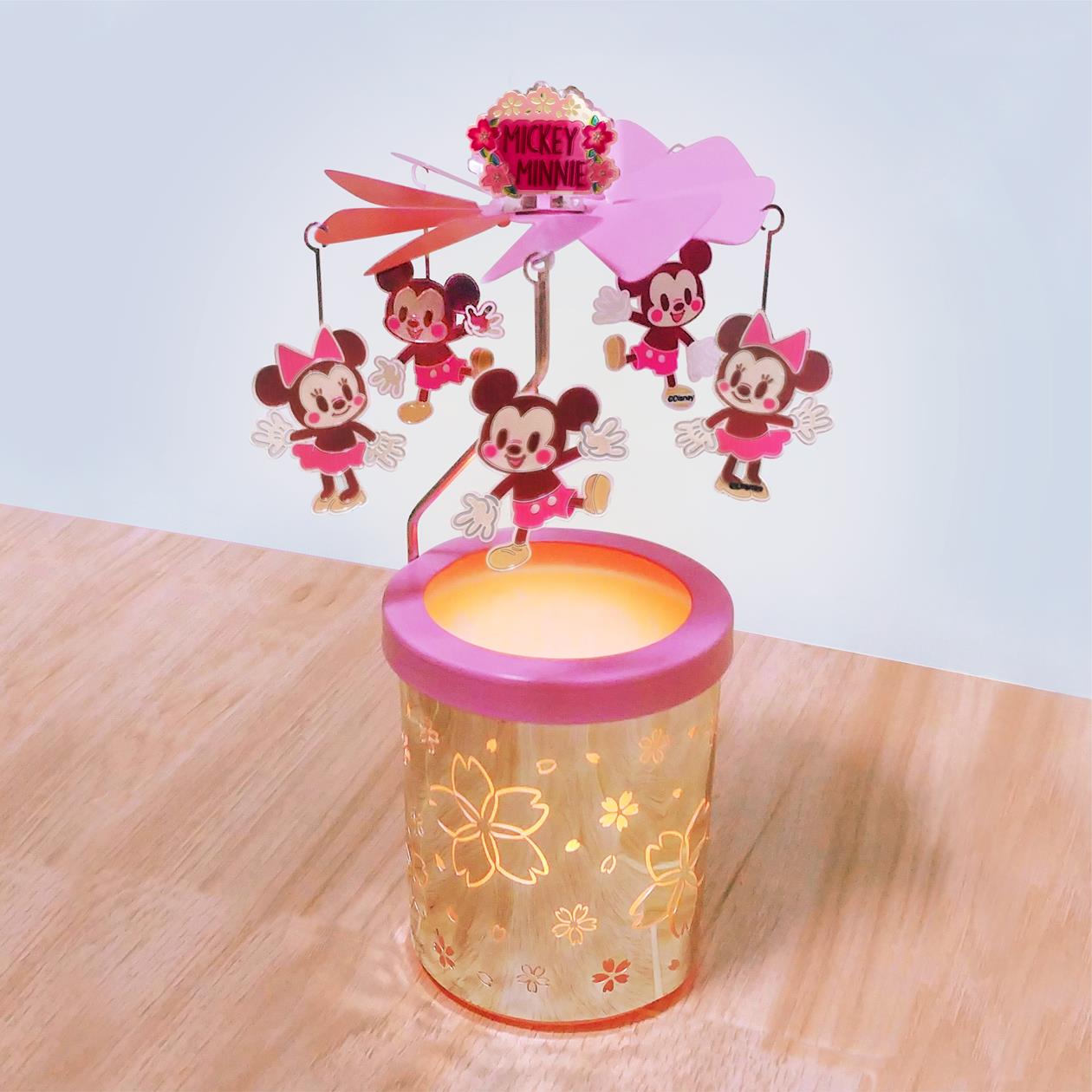 Candle Rotary Holder - Mickey and Minnie Mouse