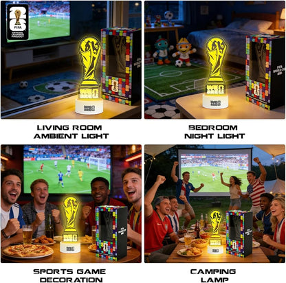 FIFA World Cup 2026 Acrylic Lamp with Changing Light (Officially Licensed)