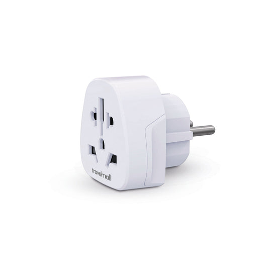 World to Europe/Korea Travel Adaptor (2- & 3-poles)