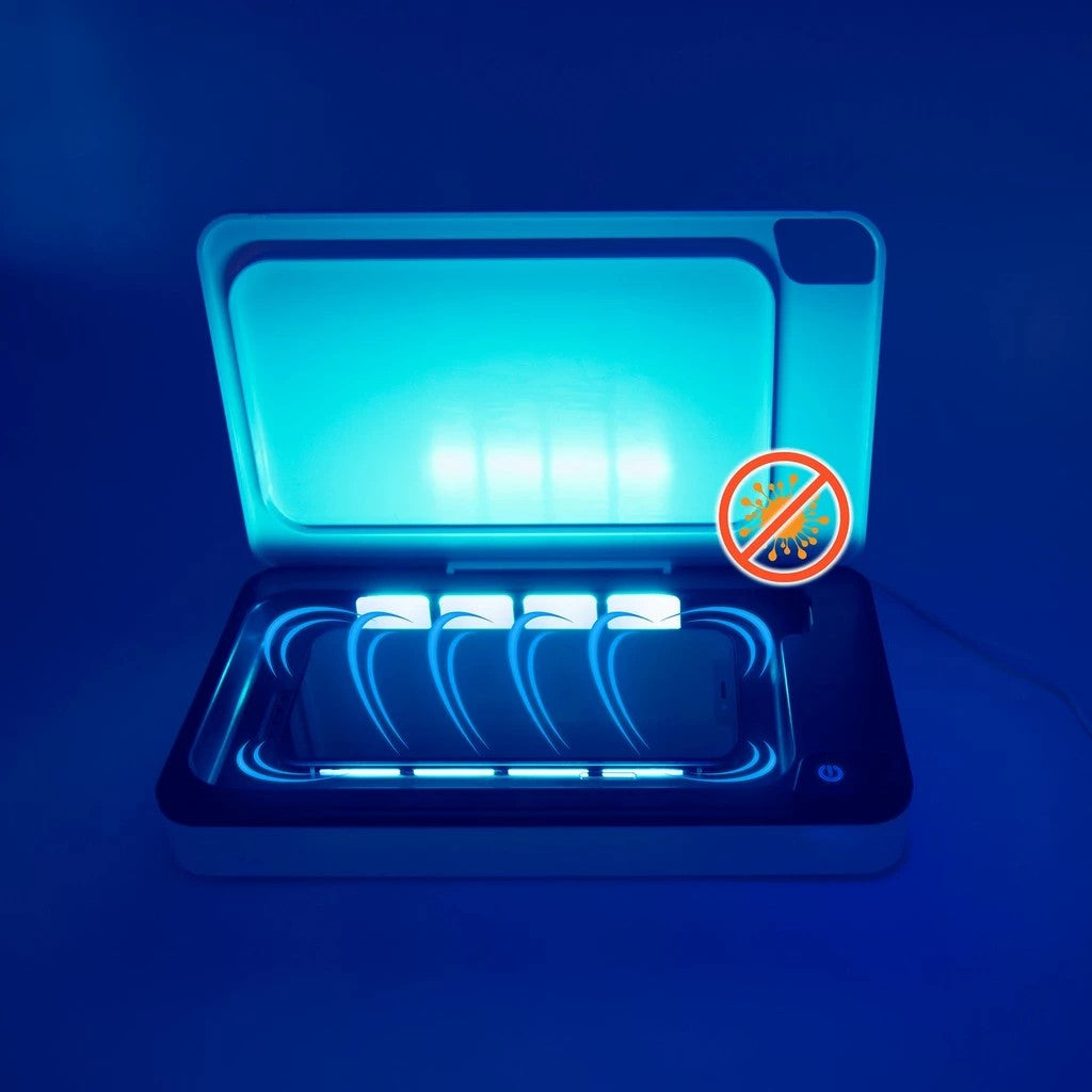 Multi-Functional UV Steriliser Station with QI Wireless Charger