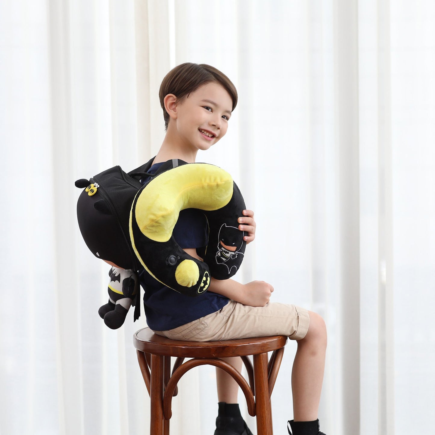 Justice League 3D Pump Neck Pillow - Batman