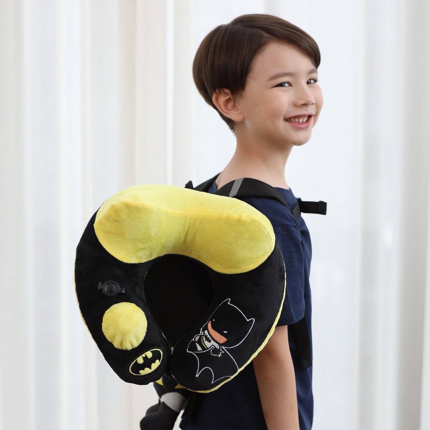 Justice League 3D Pump Neck Pillow - Batman