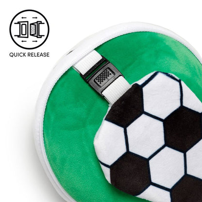 3D Football Plush Travel Pillow & Eye Mask Set (Officially Licensed)