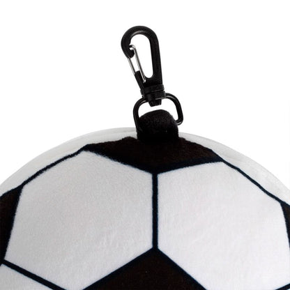 3D Football Plush Travel Pillow & Eye Mask Set (Officially Licensed)
