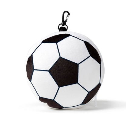 3D Football Plush Travel Pillow & Eye Mask Set (Officially Licensed)