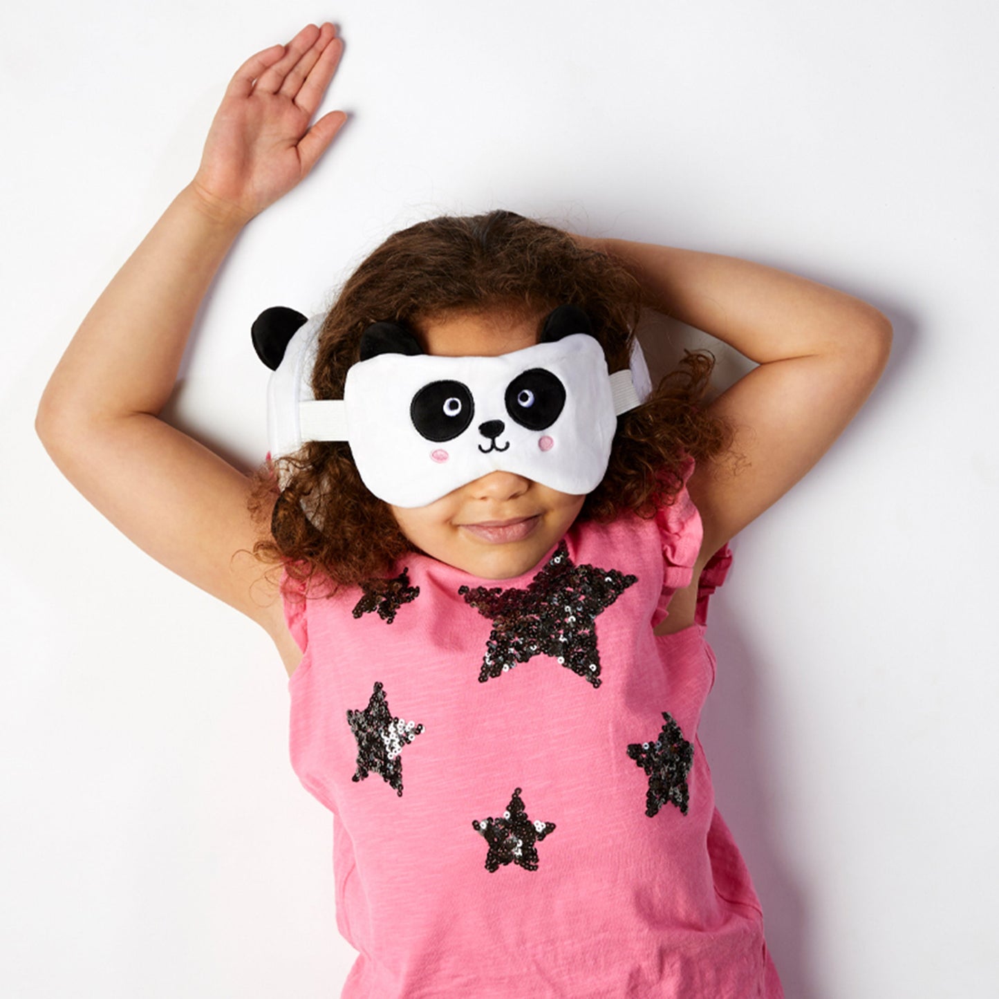 3D Panda Plush Travel Pillow & Eye Mask Set