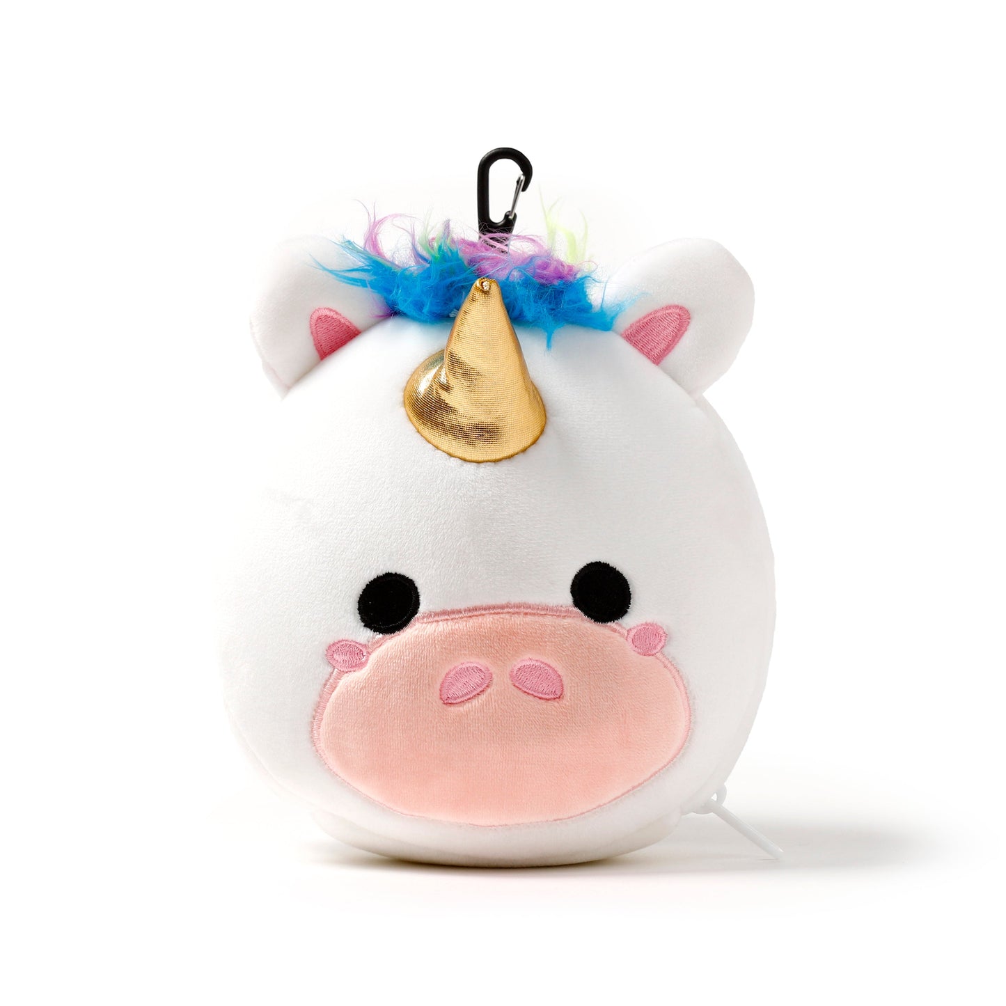 3D Unicorn Plush Travel Pillow & Eye Mask Set