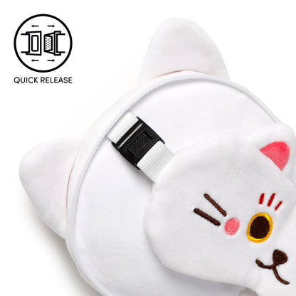 3D Maneki Neko Plush Travel Pillow & Eye Mask Set (Officially Licensed)