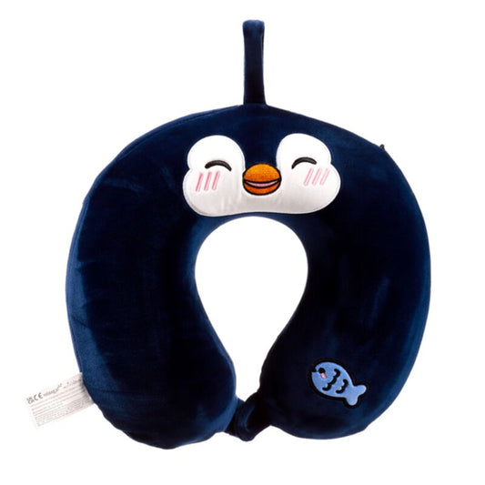 Memory Foam Neck Pillow - Nico the Penguin