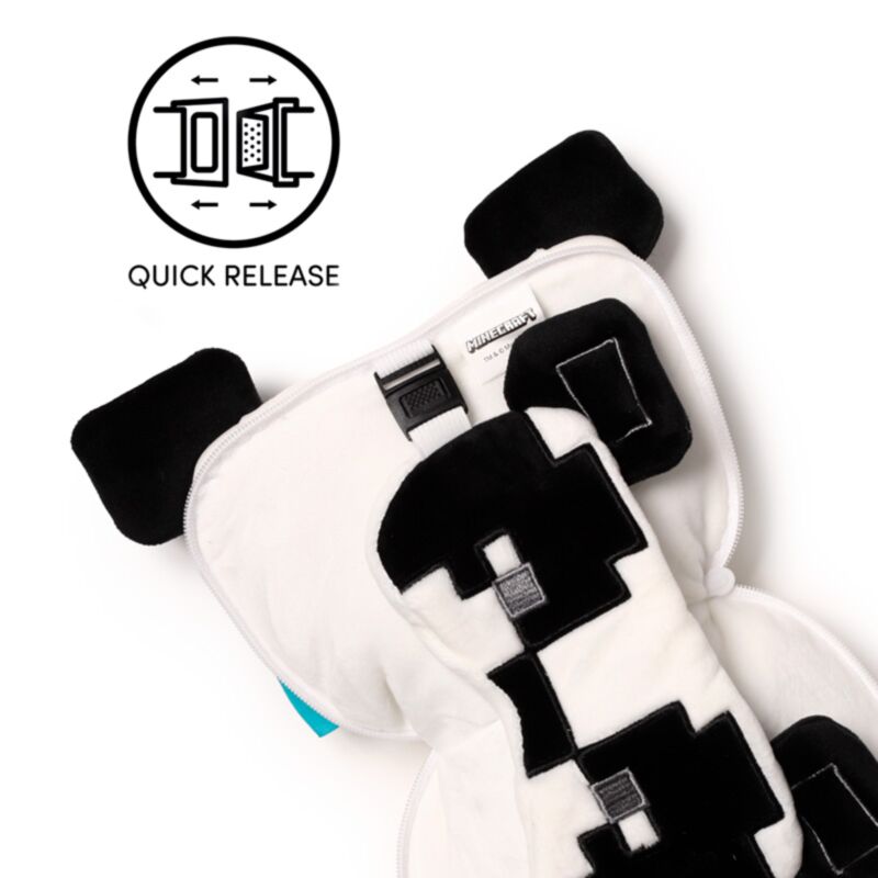 3D Minecraft Panda Plush Travel Pillow & Eye Mask Set (Officially Licensed)