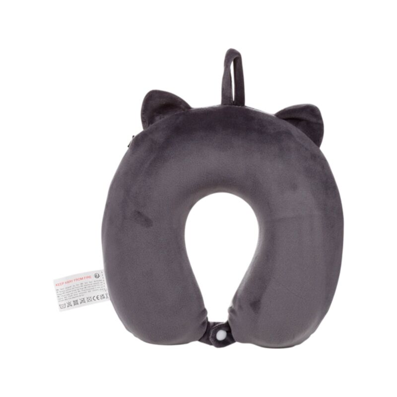 Memory Foam Small Neck Pillow - Smudge the Cat