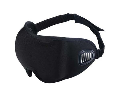 Eco-friendly 3D Breathable Sleep Mask - Black