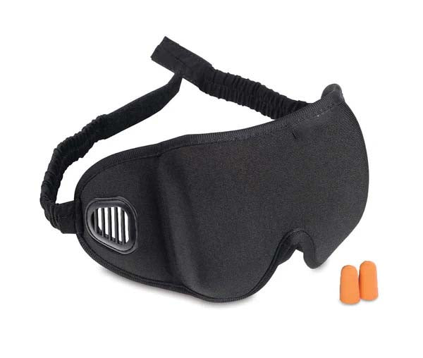 Eco-friendly 3D Breathable Sleep Mask - Black