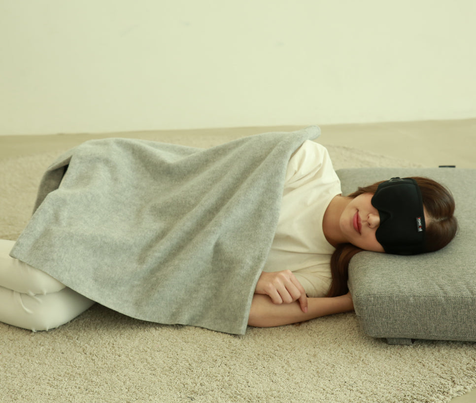 Eco-friendly 3D Breathable Sleep Mask - Black