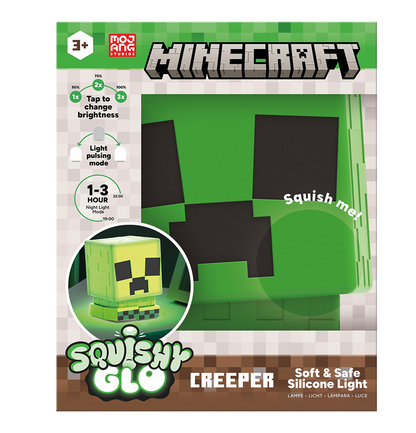 Minecraft Creeper SquishyGlo Silicone Light Rechargeable