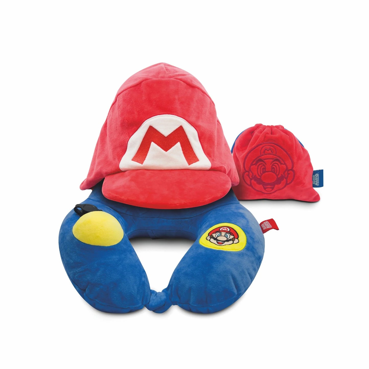 Nintendo Super Mario 3D Pump Neck Pillow with Hood - Mario