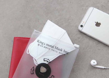 King's Metal Negative Ion Sterilisation Mask Storage Bag