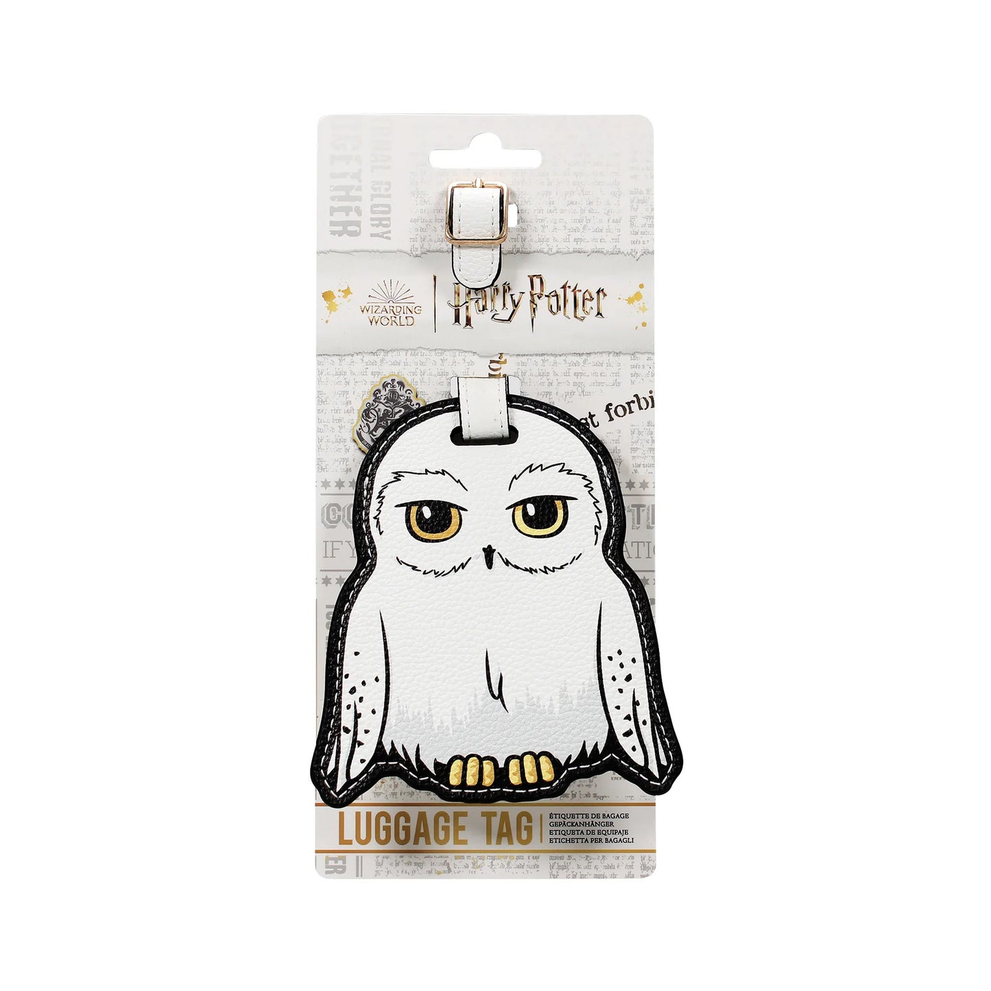 Harry Potter Hedwig PU Leather Luggage Tag (Officially Licensed)