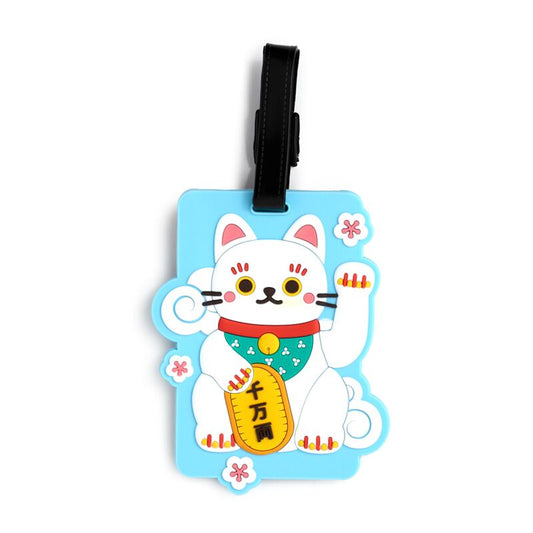 Maneki Neko Lucky Cat Luggage Tag (Officially Licensed)