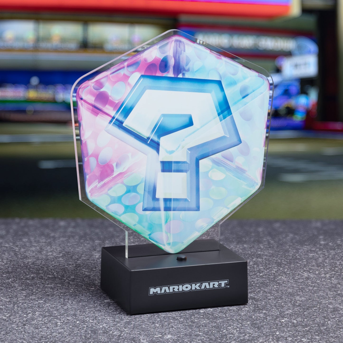 Mario Kart Acrylic Item Box Question Block Light