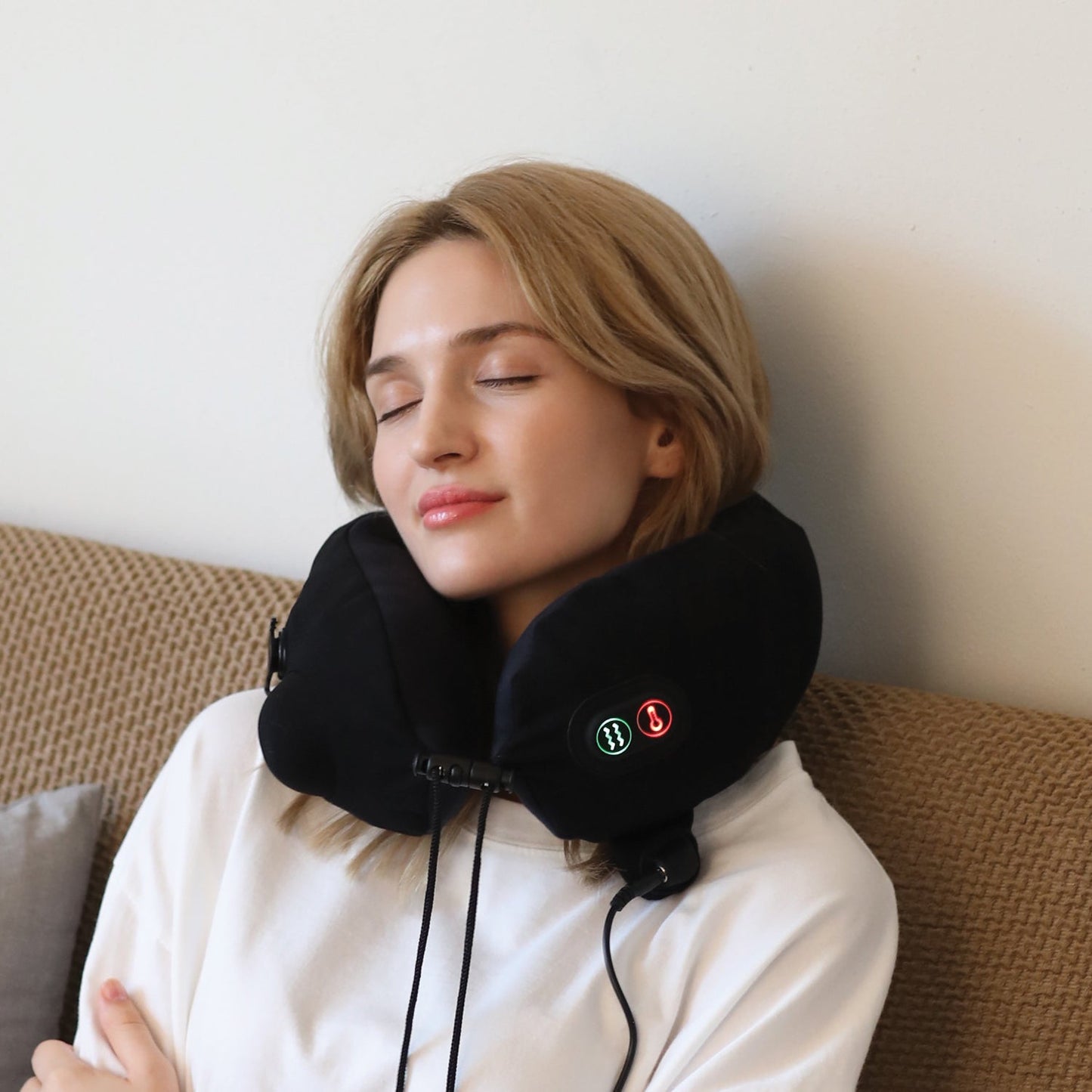 Multi-Functional 4-in-1 Massage & Heat Pillow with Patented Pump