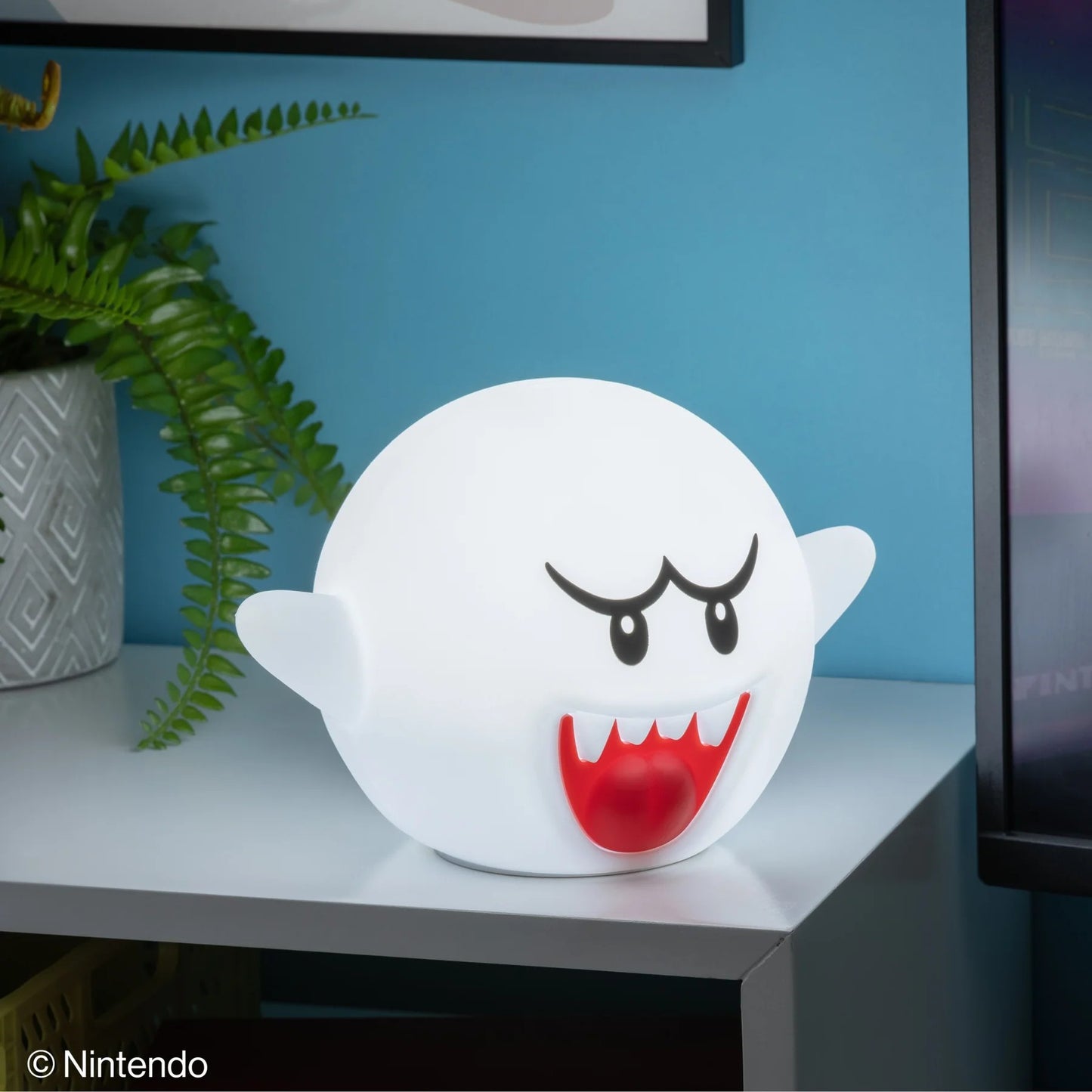Super Mario Boo SquishyGlo Silicone Light Rechargeable