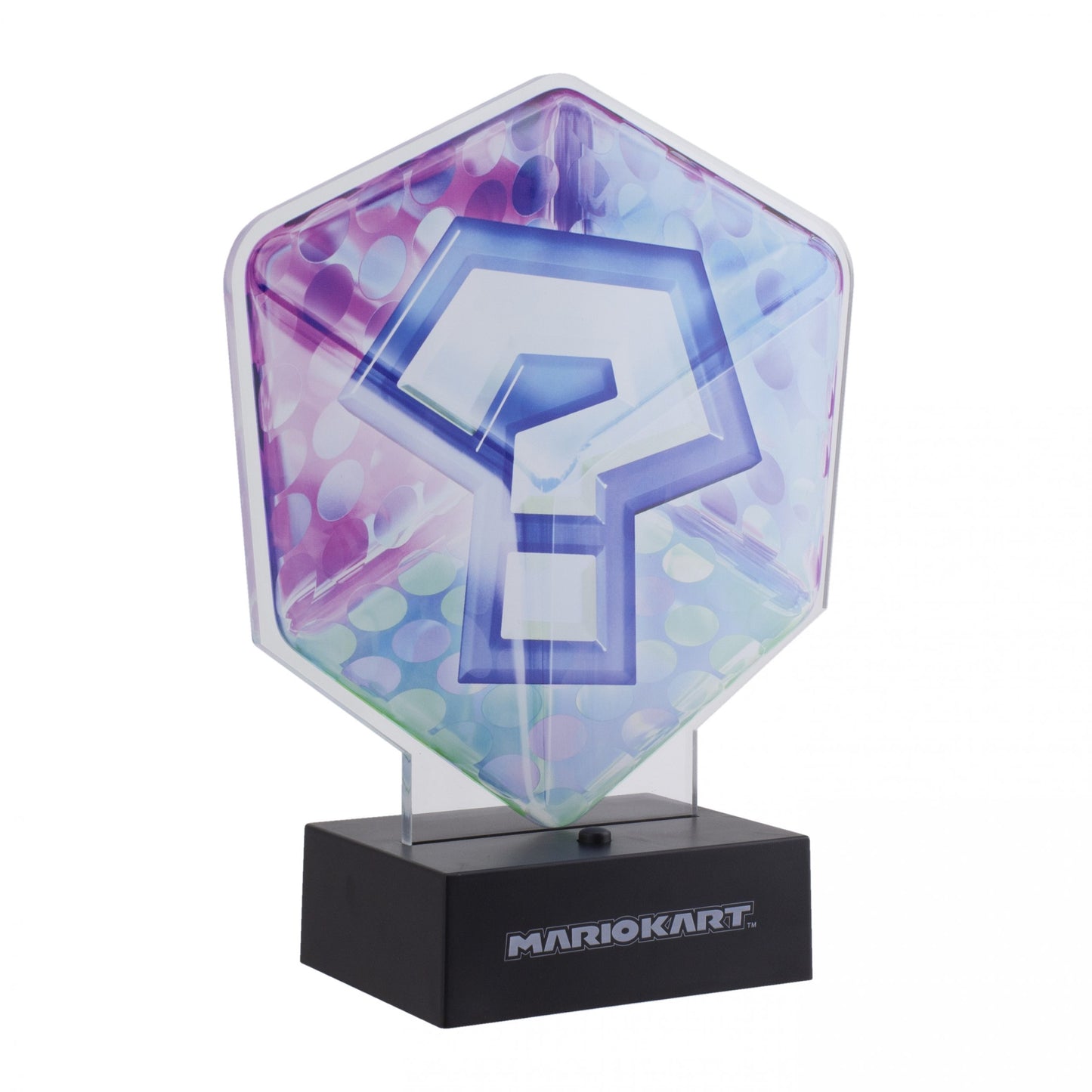 Mario Kart Acrylic Item Box Question Block Light