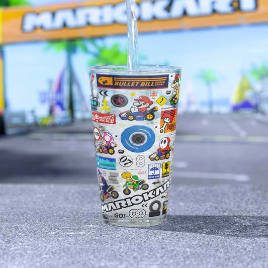 Mario Kart Glass