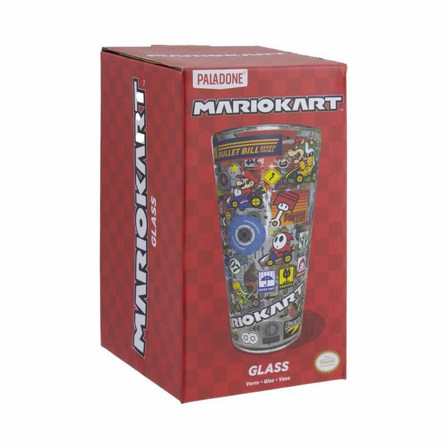 Mario Kart Glass