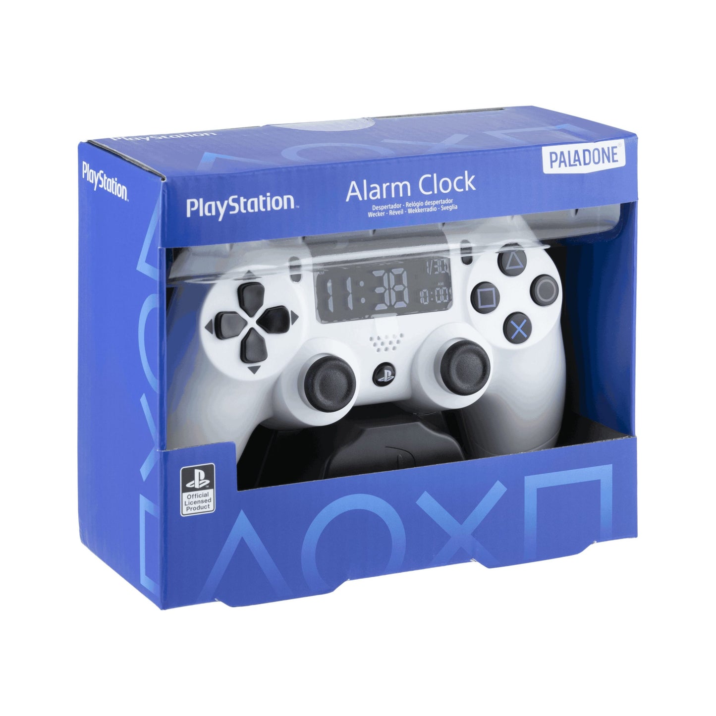 Playstation Controller Alarm Clock - White