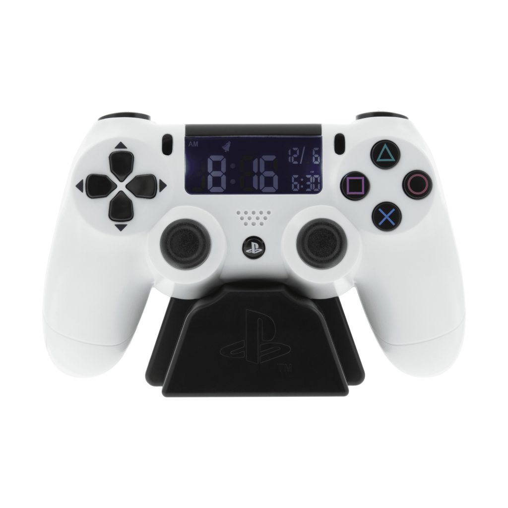 Playstation Controller Alarm Clock - White