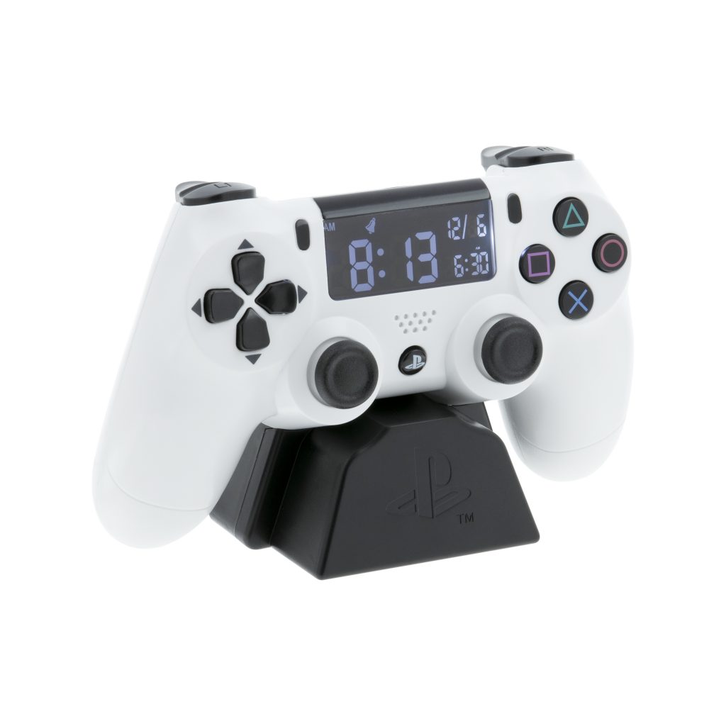 Playstation Controller Alarm Clock - White