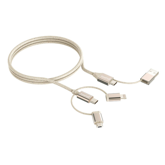 Multi-Tool Eco-friendly 5-in-1 Intelligent Cable - Champagne Gold