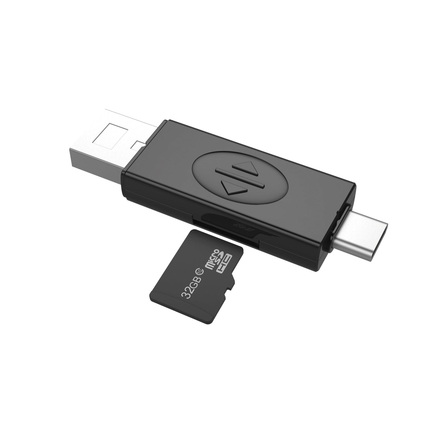 Ultra Slim Multi-Storage SIM Card Organizer With Type C OTG Reader