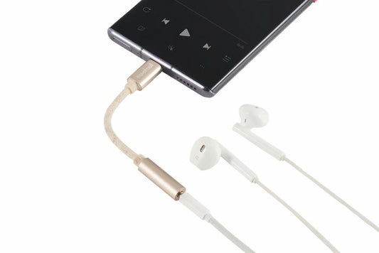 Eco-friendly USB Type C to Audio 3.5mm Headphone Adaptor